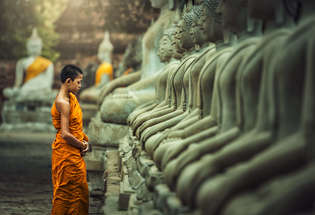 Laos, Buddhist temple, Luang Prabang