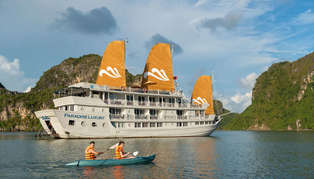 Paradise Luxury cruise boat, Halong Bay, Vietnam