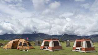 Camping on the Inca Trail, Peru